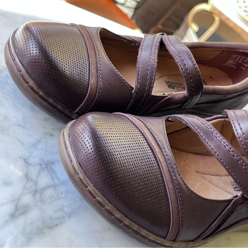 Clarks Collection Brown Leather Evianna Crown, 9.5, Mary Jane Shoe, NWT - Picture 4 of 13